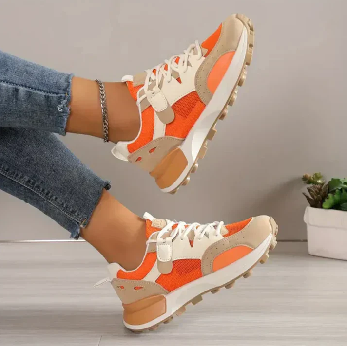 Colorblock – lässige sneaker mit leichtem design für damen