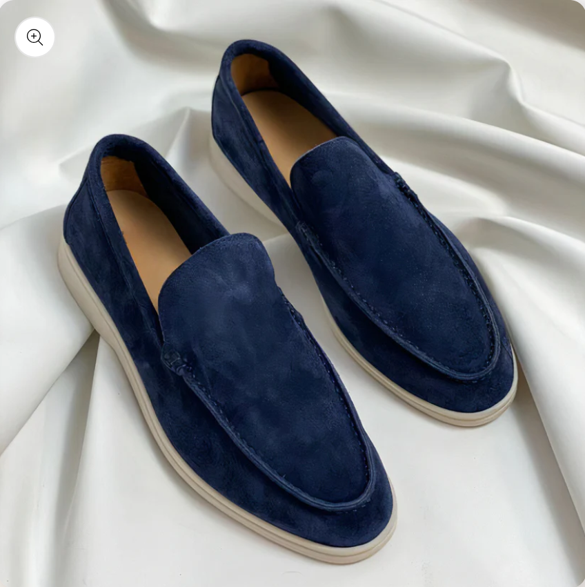Gio - vintage-loafer aus leder für herren