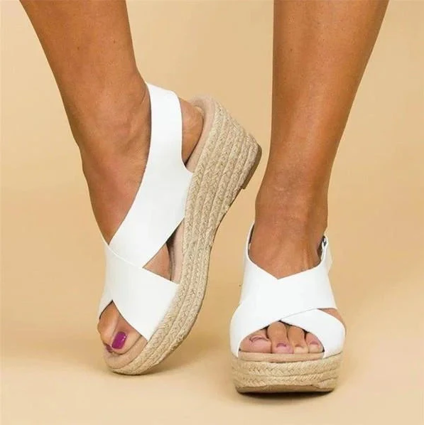 Sommerlicher chic: elegante espadrille-sandalen