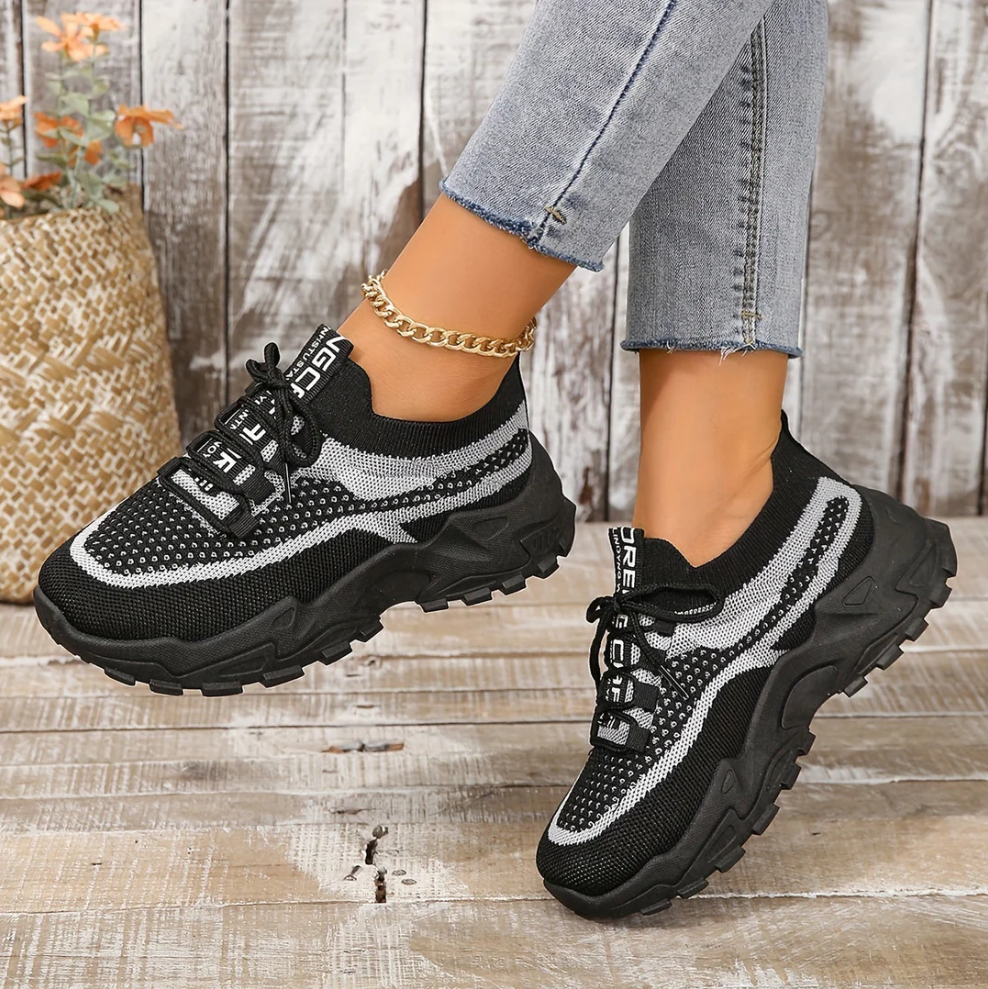 Atmungsaktive mesh-sneaker für damen