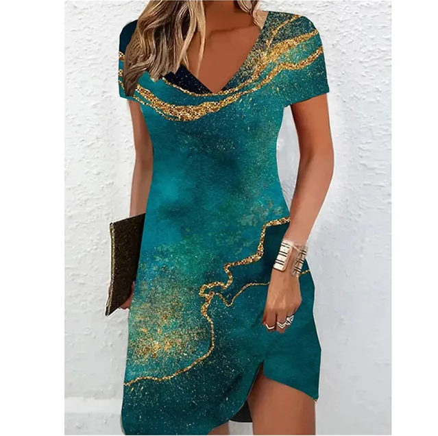 Bianca – beiges glitzer-cocktailkleid