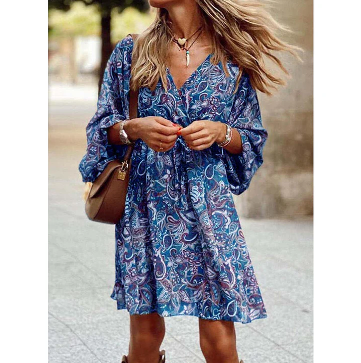 Sommerbrise boho kleid für damen