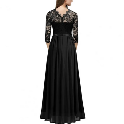 Helena – rubinrotes elegantes abendkleid