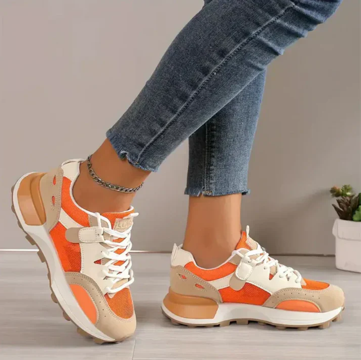 Colorblock – lässige sneaker mit leichtem design für damen