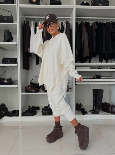 Brigida - lässiger, bequem geschnittener zweiteiler für damen