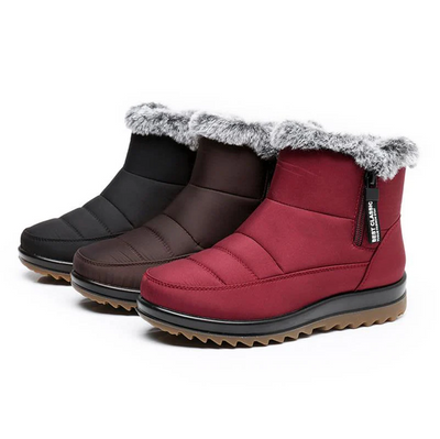 Warme winterstiefel aus baumwolle für frauen