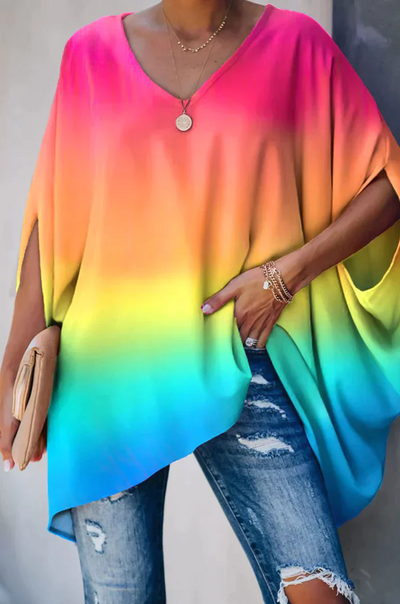 Elegante weite damenbluse für den sommer