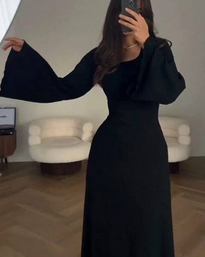 Annaliesje - elegantes langarmkleid für besondere anlässe