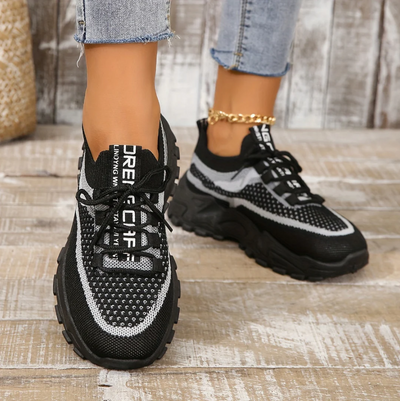 Atmungsaktive mesh-sneaker für damen