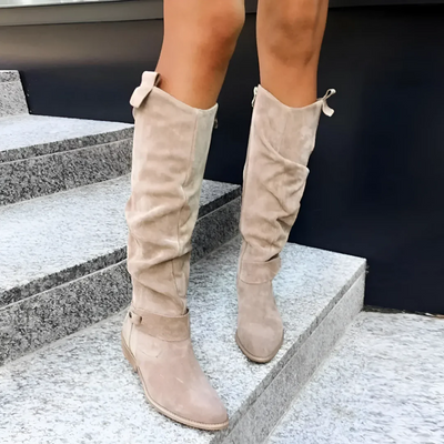 Elegante kniehohe stiefel für damen