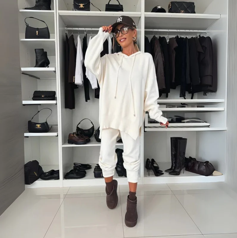 Brigida - lässiger, bequem geschnittener zweiteiler für damen