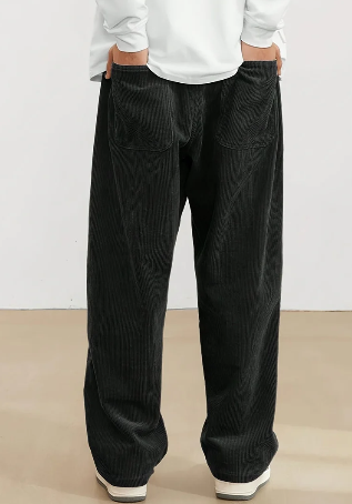 Herren cordhose mit taschen - braun