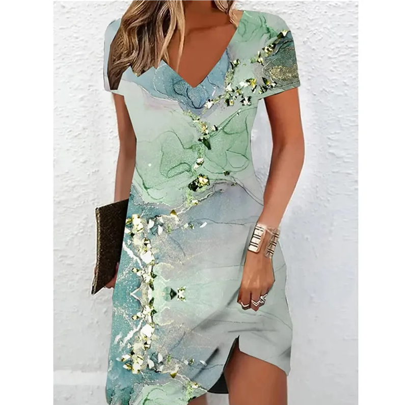 Bianca – beiges glitzer-cocktailkleid