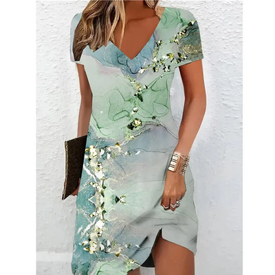 Bianca – beiges glitzer-cocktailkleid