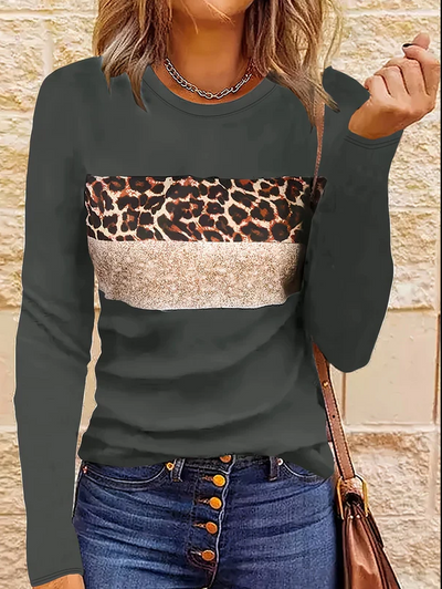 Emmi | das schicke langarmshirt mit leopardenprint