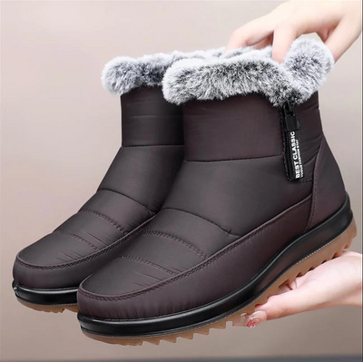 Warme winterstiefel aus baumwolle für frauen