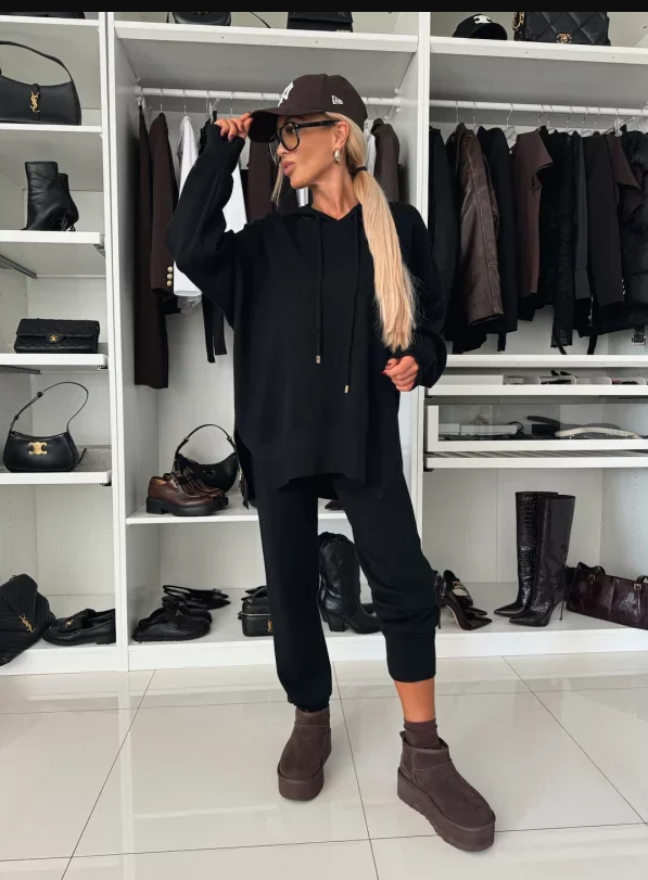 Brigida - lässiger, bequem geschnittener zweiteiler für damen