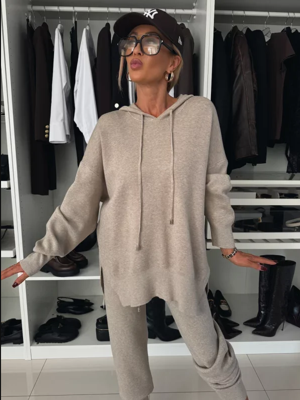 Brigida - lässiger, bequem geschnittener zweiteiler für damen