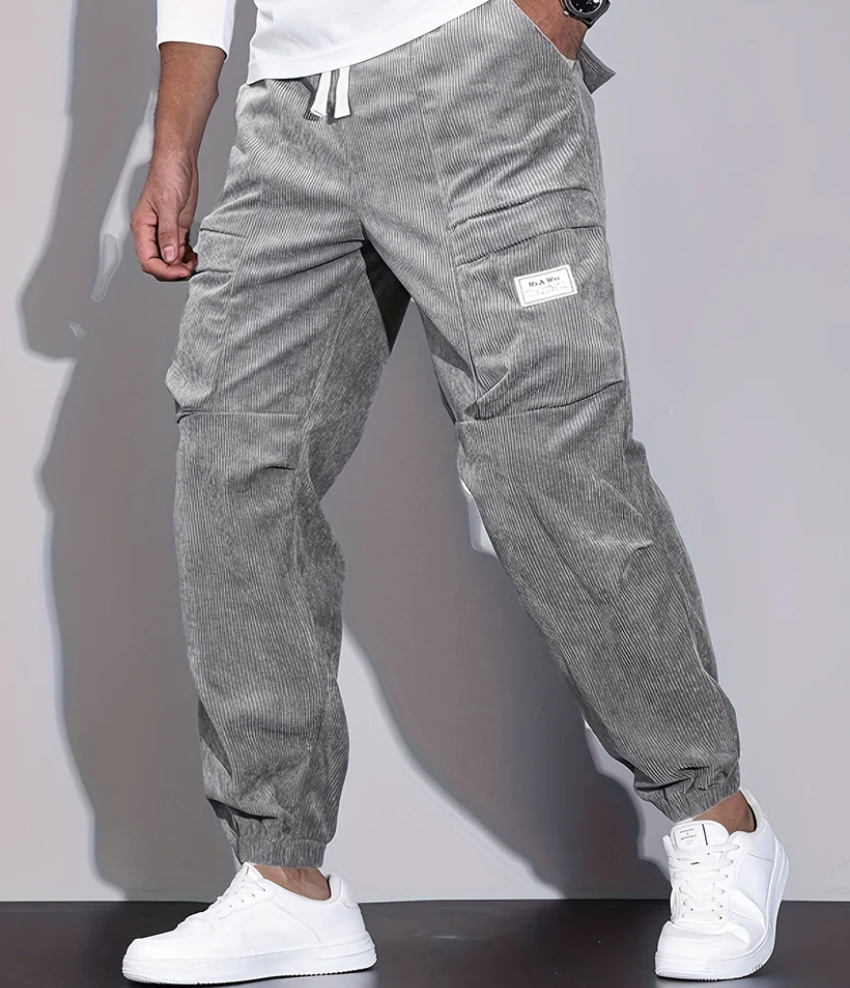 Kaffeefarbene cordhose - Leo