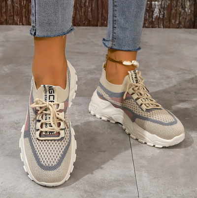 Atmungsaktive mesh-sneaker für damen