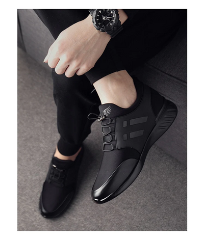 Bequemer orthopädischer premium-herrenschuh aus leder