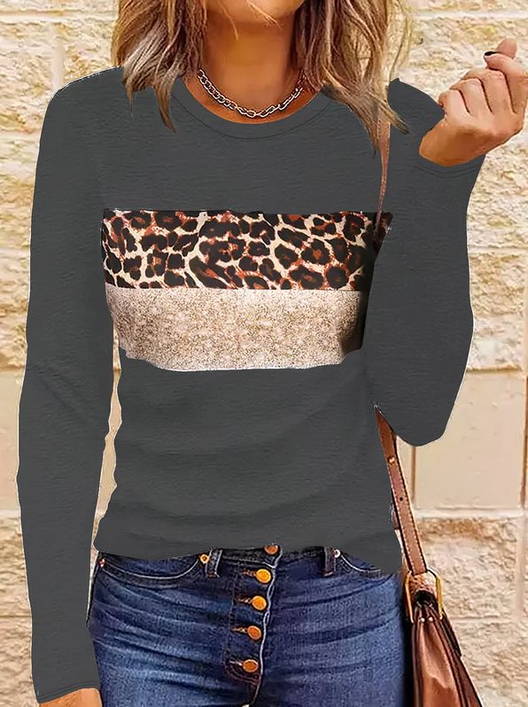 Emmi | das schicke langarmshirt mit leopardenprint