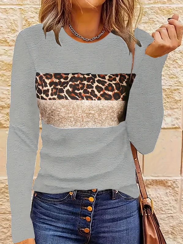 Emmi | das schicke langarmshirt mit leopardenprint