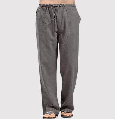 Oliver - baumwoll-leinen herrenhose