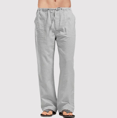 Oliver - baumwoll-leinen herrenhose