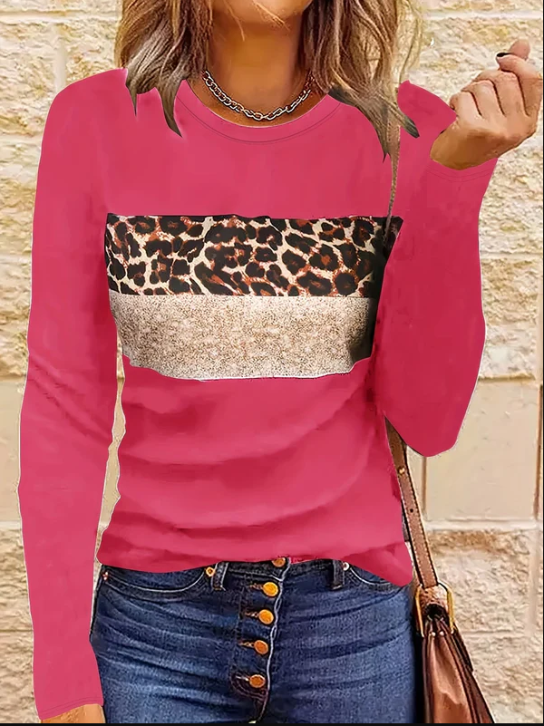 Emmi | das schicke langarmshirt mit leopardenprint
