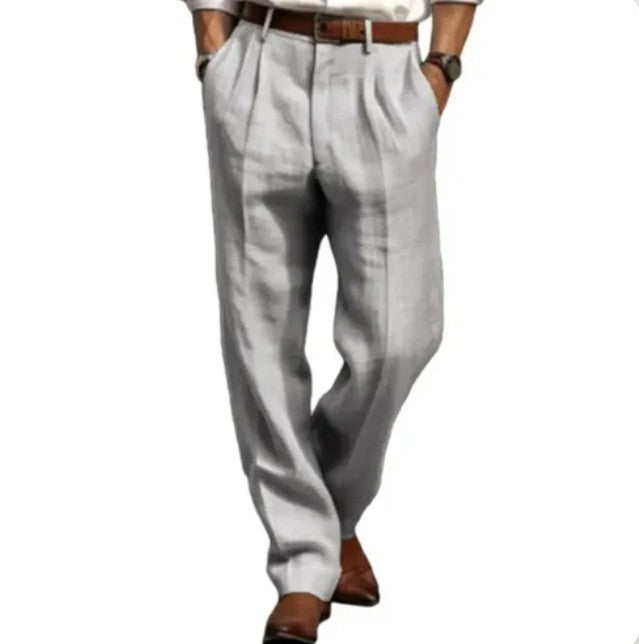 Kent – leichte leinenhose für herren mit lockerer passform