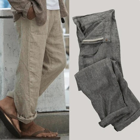 Jaxen – stylische leinenhose für herren