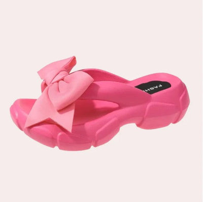 Damonie – elegante damenhausschuhe mit schleifendetail