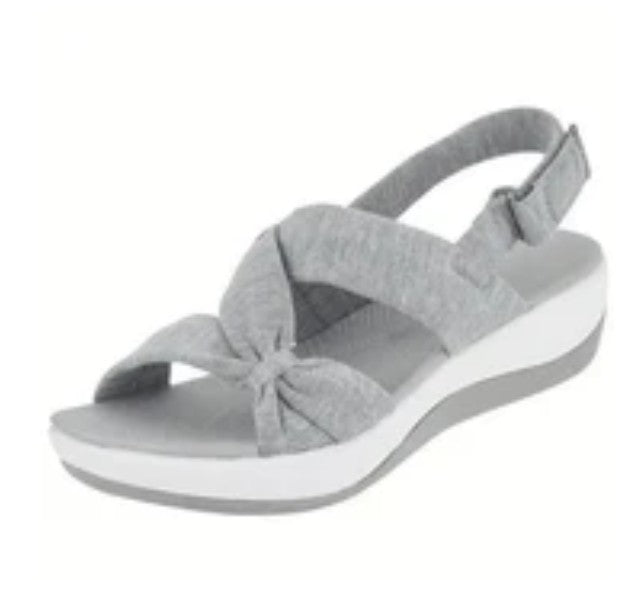 Annemette - geräuscharme bequeme sandalen mit orthopädischen schuhen