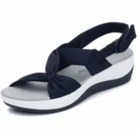 Annemette - geräuscharme bequeme sandalen mit orthopädischen schuhen