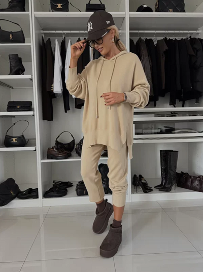 Brigida - lässiger, bequem geschnittener zweiteiler für damen