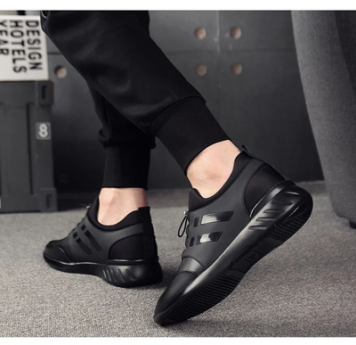 Bequemer orthopädischer premium-herrenschuh aus leder