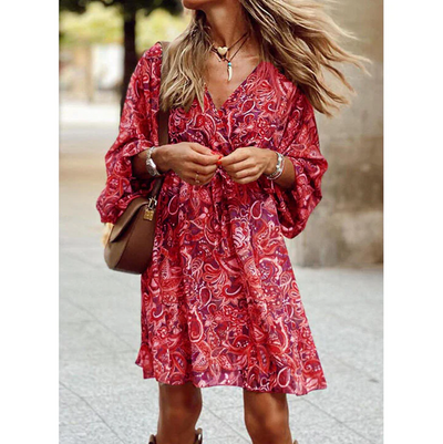 Sommerbrise boho kleid für damen