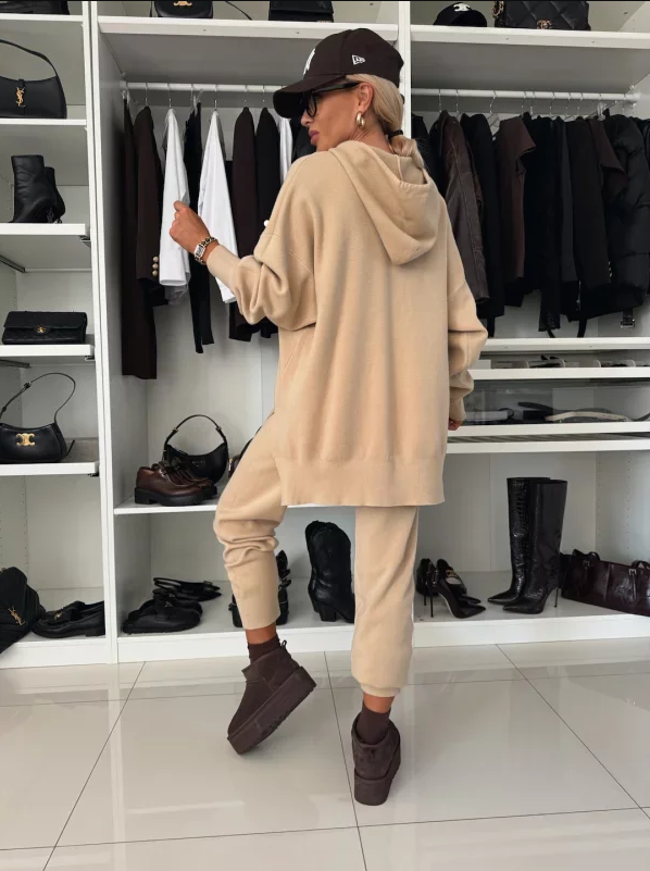 Brigida - lässiger, bequem geschnittener zweiteiler für damen