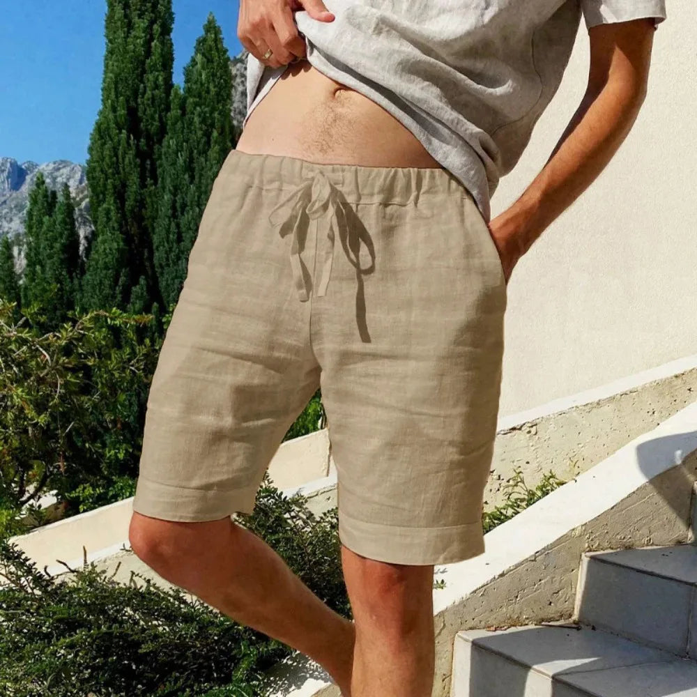 Rupert - Leinen-Shorts für Männer