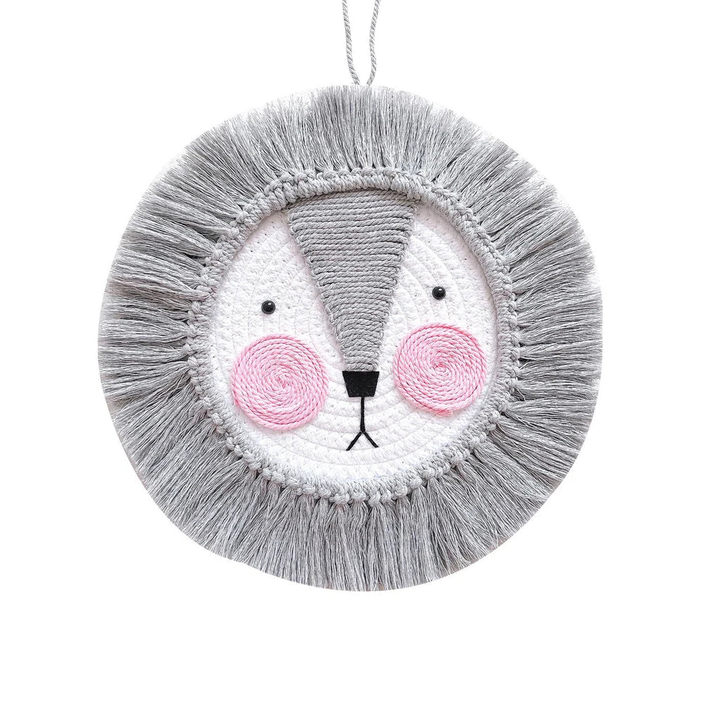 NordicWild Handgewebter Wandteppich – Skandinavisches Tiermotiv