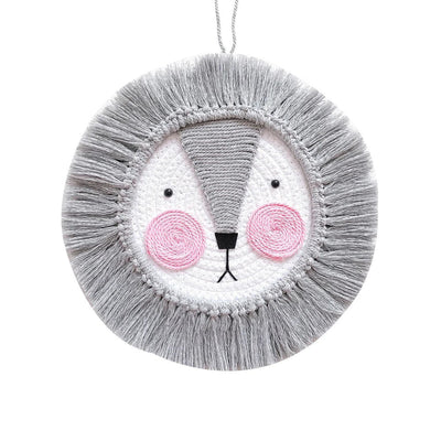 NordicWild Handgewebter Wandteppich – Skandinavisches Tiermotiv