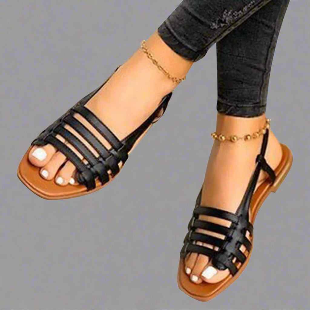 Adele | Handgefertigte Gladiator-Sandalen aus Premium-Material