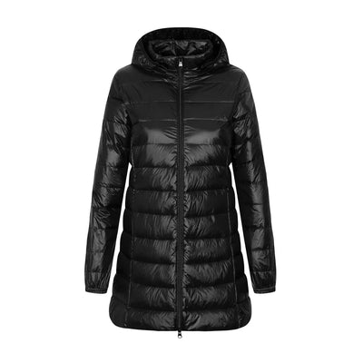 Damen Winter Daunen Jacke | Mit Kapuze