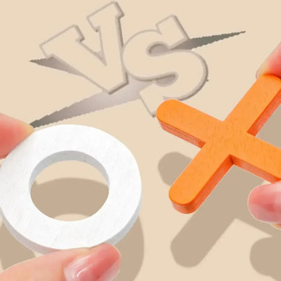 Holz Brettspiel Tic Tac Toe