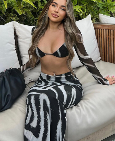 Gestreiftes Sommer-Set mit Rock – Trendig & Feminin – Melina