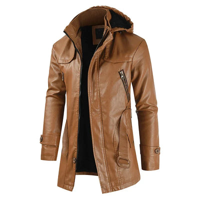 Zane™ Lange Lederjacke