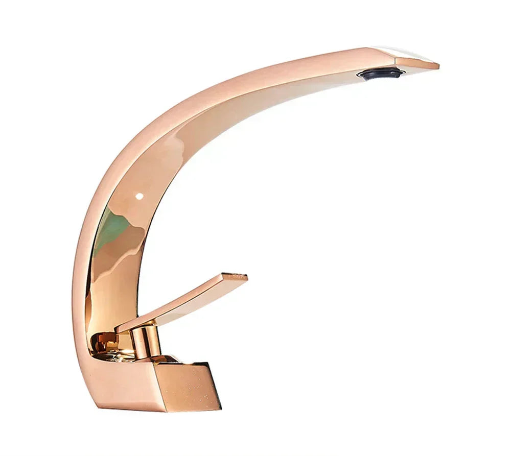 VandGlans Elegante Wandmontierte Badezimmerarmatur mit Einhebelmischer