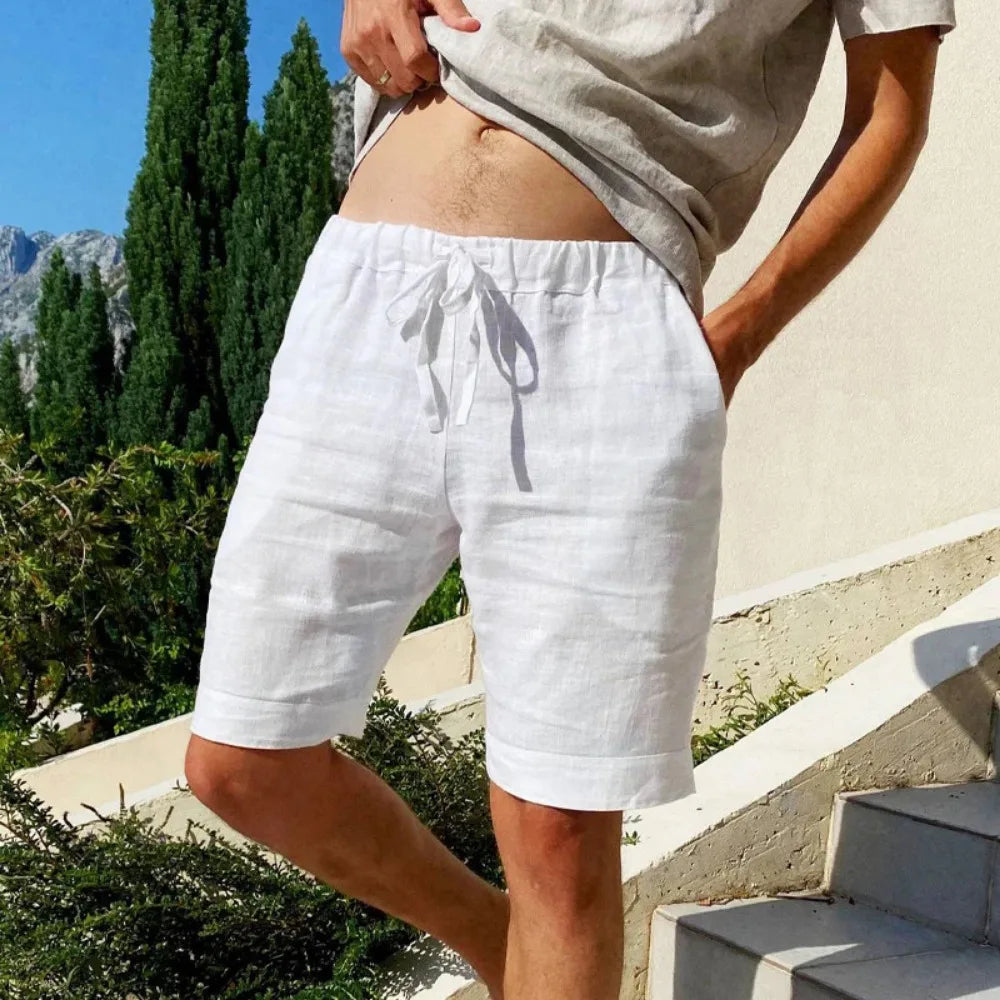 Rupert - Leinen-Shorts für Männer