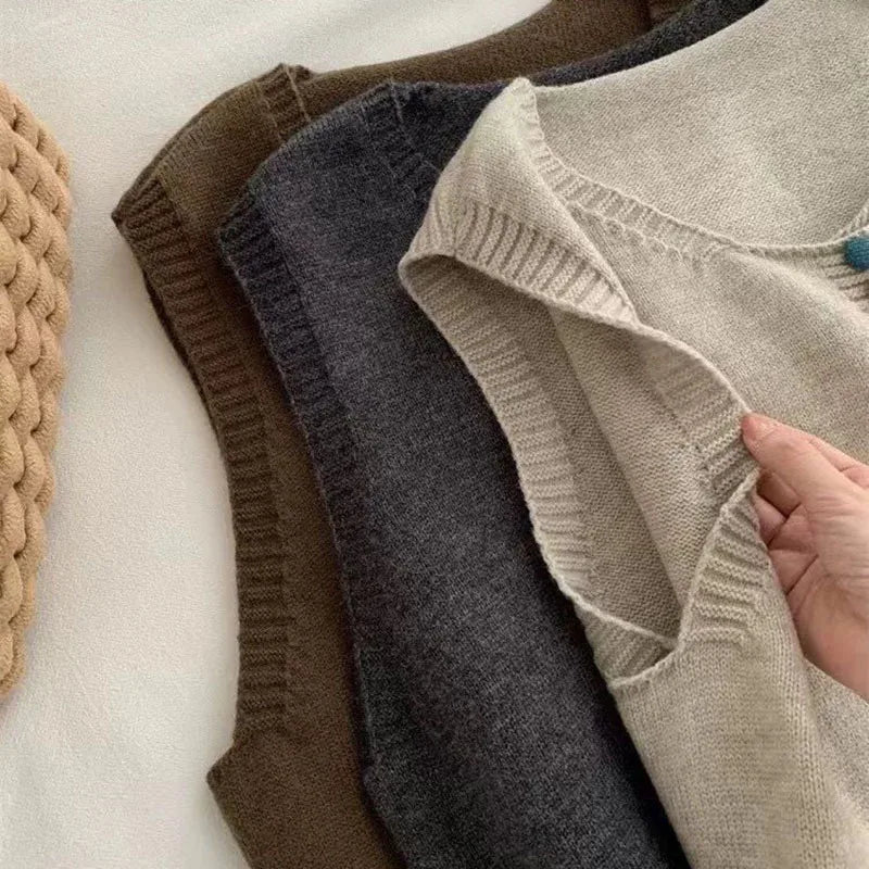 Maribel | Gestreifte Knopfweste